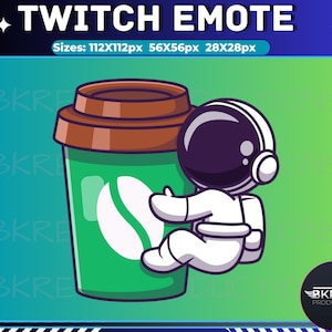 Gesto de astronauta, Gesto de bombo espacial, Gesto de Twitch/Discord, Gesto de flujo de tema de astronauta, Gesto de café, Gesto verde, Gesto de serpentina