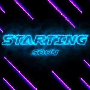 Starting Stream Screen Animation, Twitch Overlay, Streamer Starting Soon, Stream, Streaming Overlay