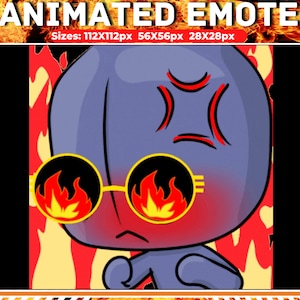 Animated Emote for Twitch, Commission Emote, Discord Raid Emote, Streamer Gift, Animated Emote for Streaming