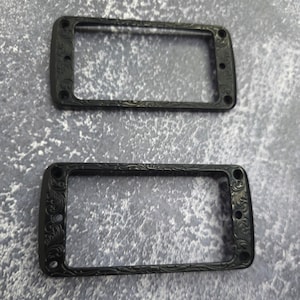Havok Metal Black Pickup Rings LP Type Guitar, High End Accessory and Replacement, Guitar Build Kit DIY, Guitar Gadget