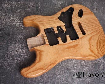 See-Through Northern Ash S-Type Guitar Body, Vintage Part Replacement Gadget, High End Custom ST S-Style Body, Guitar DIY Building Kit