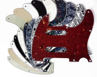 Golpeador estilo T 2x Single Rout, placa antirayaduras, 4 capas, guitarra ST
