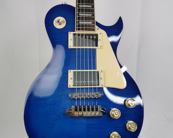 Chitarra elettrica in mogano a taglio singolo, hardware migliorato.