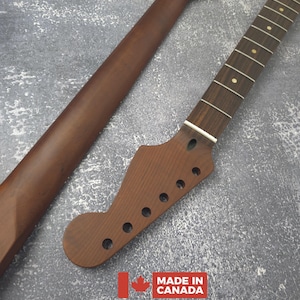 S Type Dark  Roasted Maple Neck, 22 Stainless Steel Frets, ST Satin Neck, Medium Jumbo Jescar, Special Electric Guitar Replacement Part