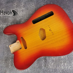 TL Body  2 Piece Alder, Sienna Burst, Custom T-Style Body, Vintage Guitar Part, Guitar DIY Building Kit,
