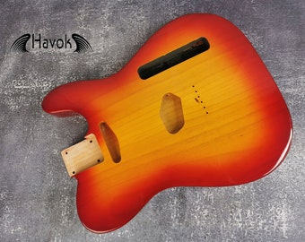 TL Body  2 Piece Alder, Sienna Burst, Custom T-Style Body, Vintage Guitar Part, Guitar DIY Building Kit,