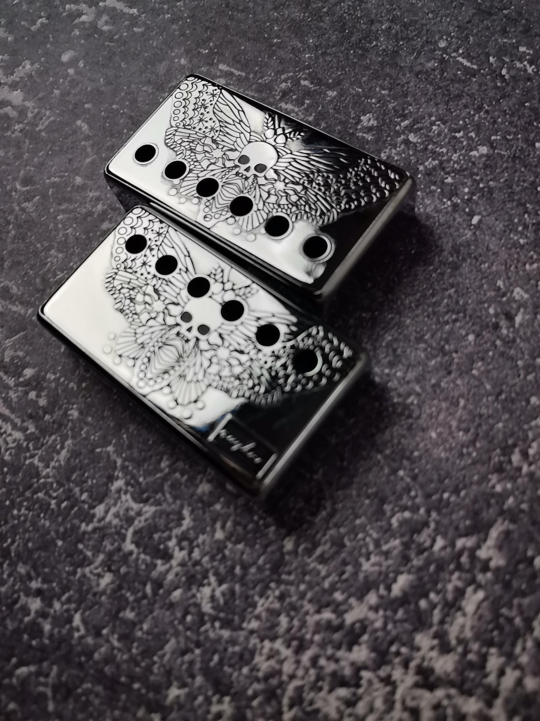 Humbucker Shield, Guitar Pickup Covers Gear Pattern for LP Guitar