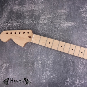 ST Reverse Big Headstock Satin Neck, 22 Nickel Jescar Frets S Type, S Style Custom Vintage Guitar Build DIY Replacement Part Gadget