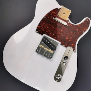 Fully Loaded T-Style Body With ST Contours 3 Piece Ash White, Vintage TL Part