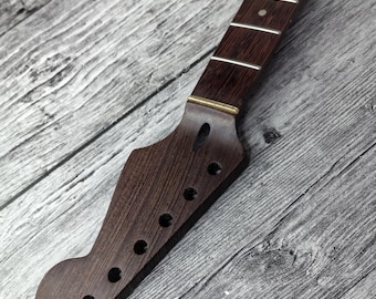 Oil finish One Piece ST Wenge Neck Stainless Steel Frets, S Type Neck, S-Style , 22 Medium Jumbo Jescar Frets,
