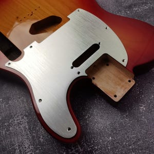 Guitar guard Silver Anodized Modern Style Tele  Guitar Pickguard Scratch Plate Fits for tl type guitar