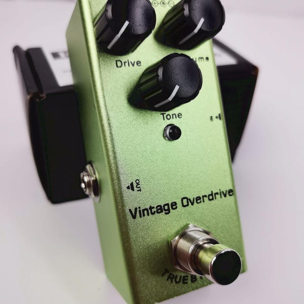 Electric Guitar Mini Form Single Type DC 9V True Bypass Vintage Overdrive