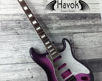 Guitar Kit 2 Piece Pink Mahogany Body Wenge Neck With Hardware, Hight Quality Electric Guitar Neck