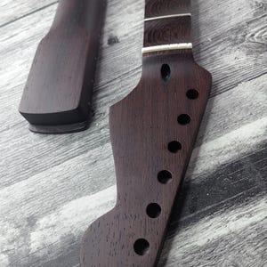Scalloped S-Type Wenge-hals, S-Style ST-gitarr, rostfritt stål Jescar, 22 band i rostfritt stål, elgitarrhals bild 6