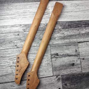 Roasted Maple Electric Guitar Neck, 22 Jumbo Stainless Steel Frets image 6
