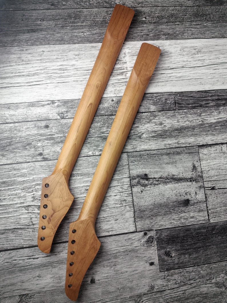 Roasted Maple Electric Guitar Neck, 22 Jumbo Stainless Steel Frets image 6