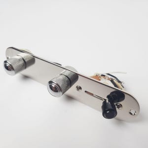 Superb Quality Chrome Plate  CTS 250 k Full Size Pots 3 Way Wired Prewired Harness Switch Knobs for TL Tele Telecaster