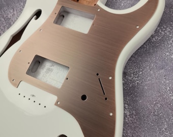 Guitar guard 11-Holes Copper Anodized Modern Style Strat HH Guitar Pickguard Scratch Plate Fits for S type guitar