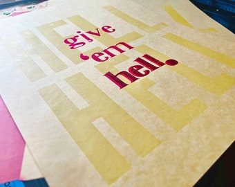 LetterPress Poster