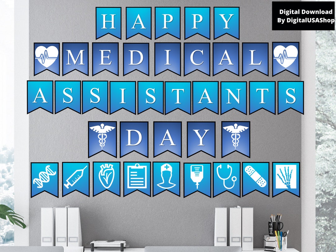 Medical Assistants Day Printable Banner Medical Assistants Appreciation