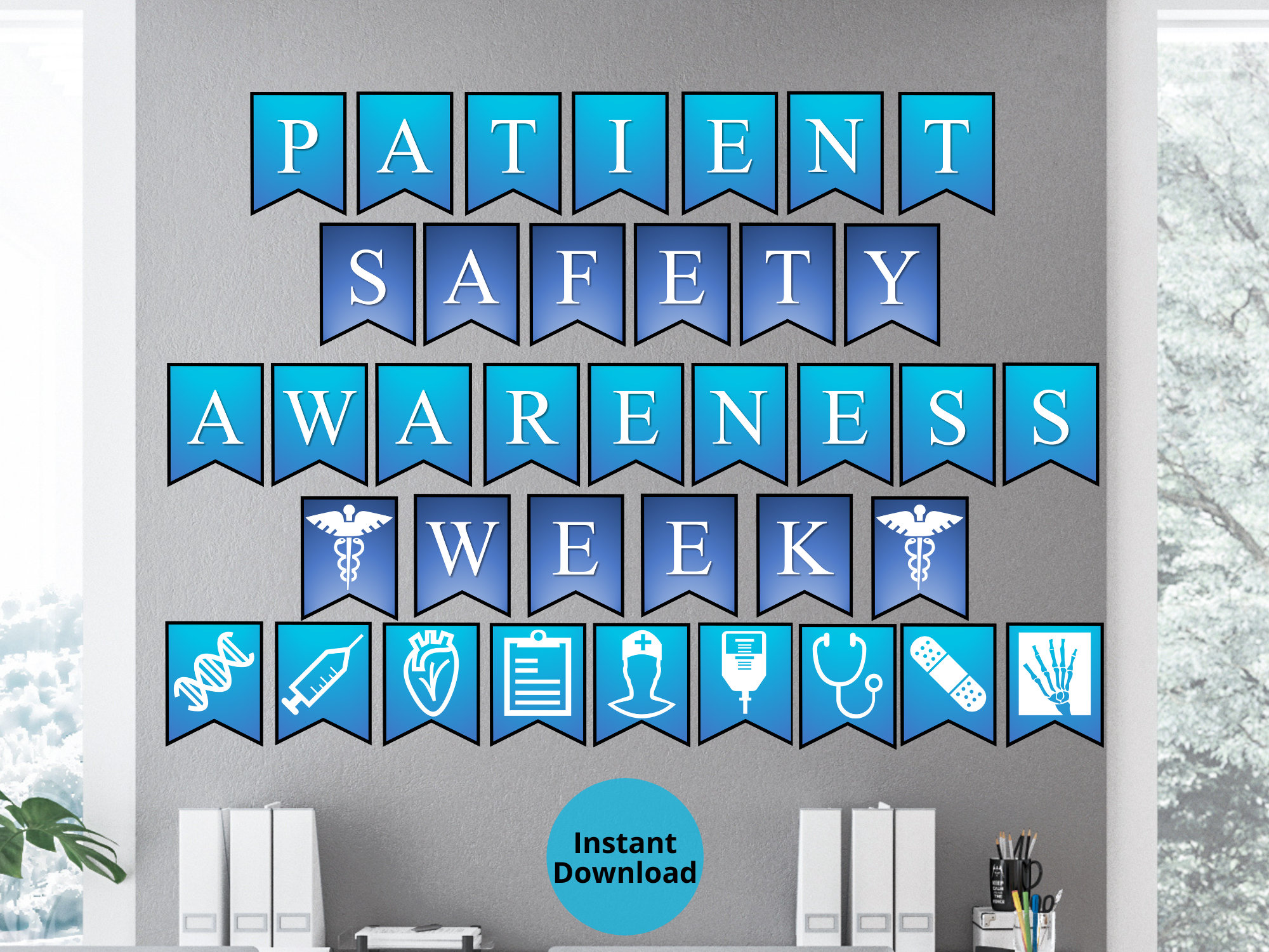 Patient Safety Awareness Week Printable Wall Banner Patient Safety Week