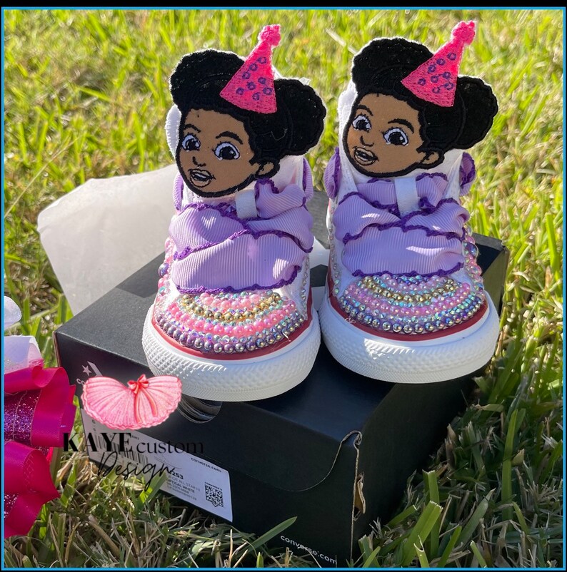 Gracies Corner Bling Shoes for Girls Birthday Custom Etsy