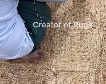 8x10 Abaca Rug, 9x12 Jute Rug, 10x12 Natural Manila hemp rug.