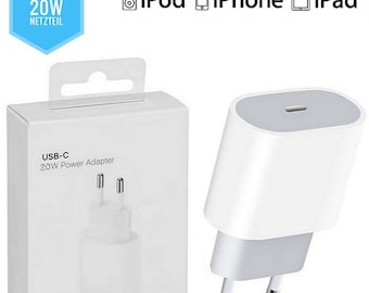 20W USB-C Power Supply Charger Power Adapter for Apple iPhone 11 12 13 14 Max Pro