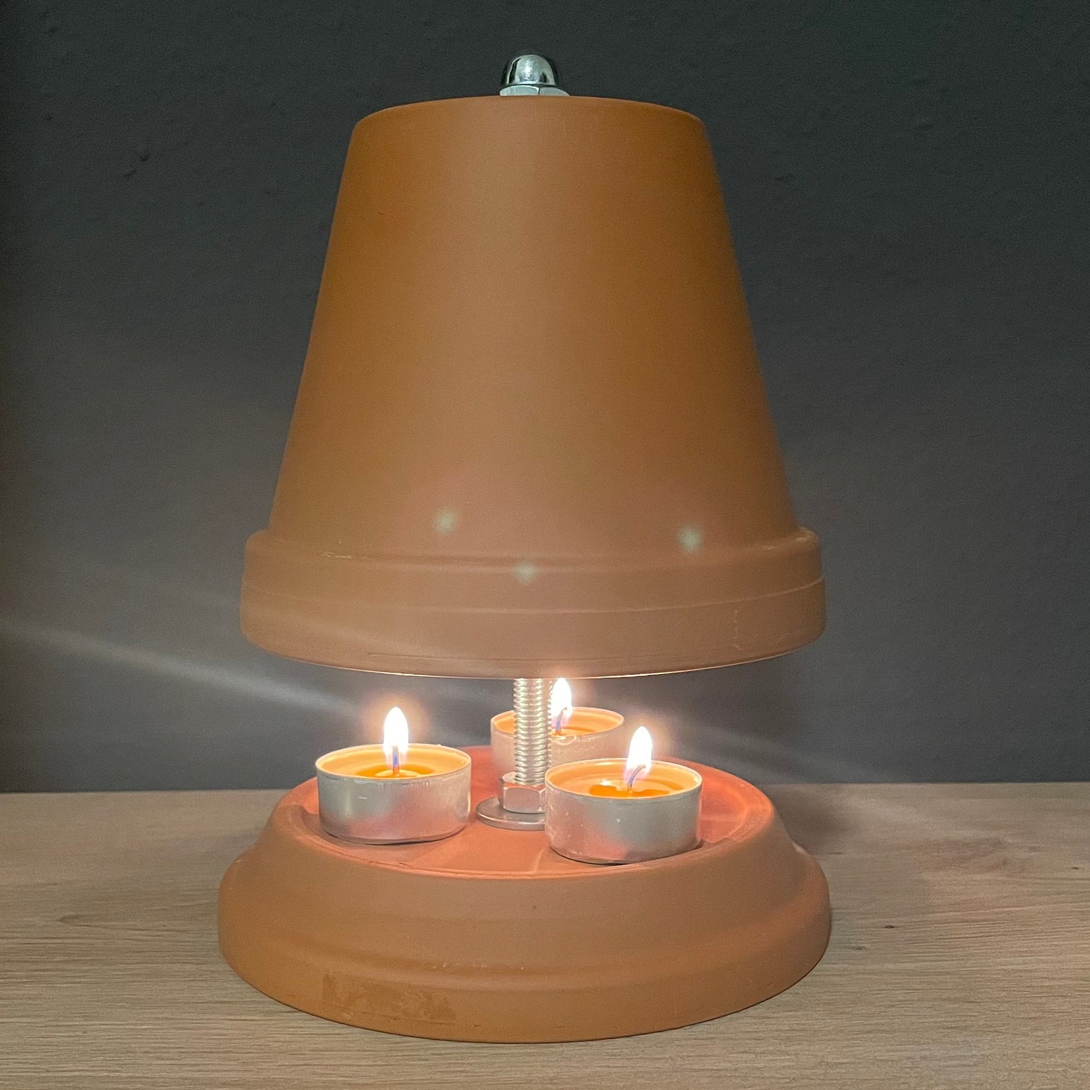 Teelichtofen Aus Metall - Doppelwandig Mit Wärmeschutz Für Gemütliche Wärme