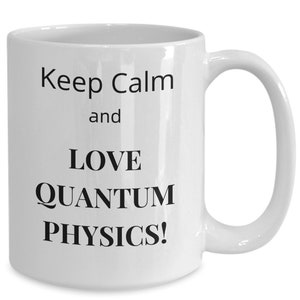 Quantum physics mug, physics gift, gift for physicist, physics student gifts, physics teacher gifts, nerd gifts, geek coffee mug, science...