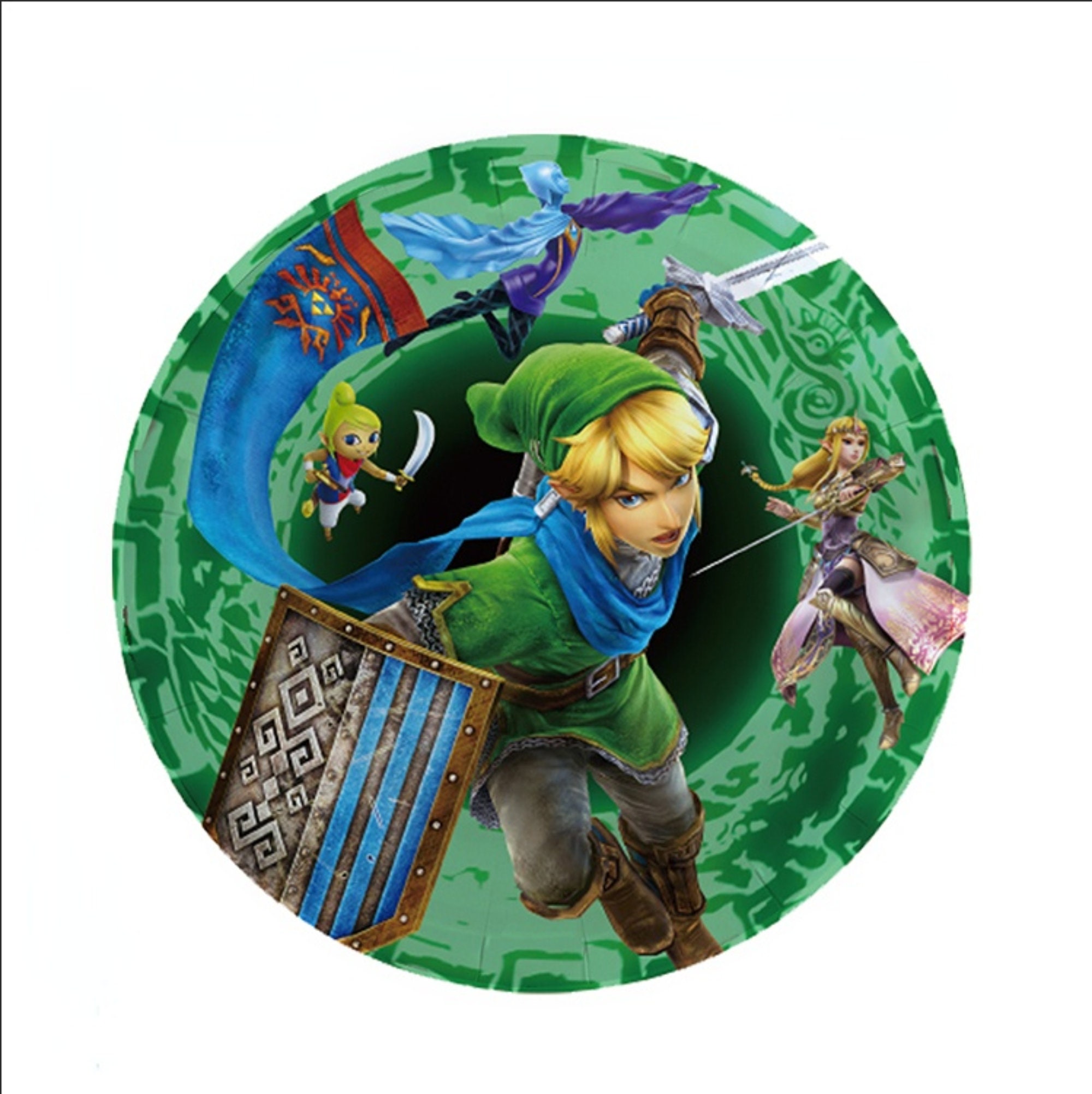 The Legend of Zelda Party Tableware Birthday Supplies Disposable