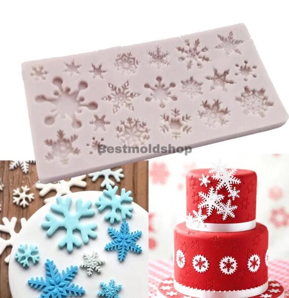 Snowflake Silicone Mold for Baking & Cake Decorating