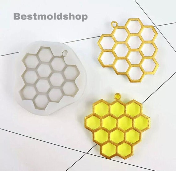 Honeycomb Bee Silicone Mould Mold Sugarcraft Icing Fondant Cake