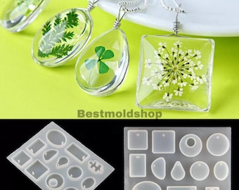 Silicone Pendant Mold Making Jewellery Tool For Resin Necklace Mould Casting Craft UK