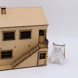 Model house model building slot car Carrera Siku decoration
