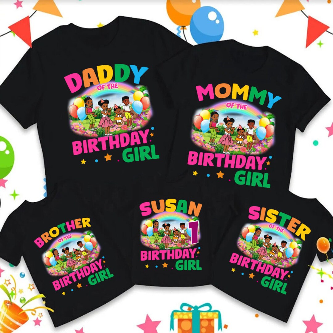 Gracie's Corner Birthday Girl Shirt Personalized - Etsy