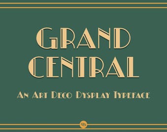 Grand Central Typeface