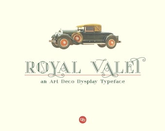 Royal Valet Vintage Display Typeface