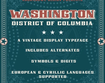 Washington DC Typeface