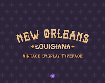 New Orleans LA Typeface