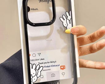 Cute Miffy Clear Phone Case for iPhone – Soft TPU Back Cover