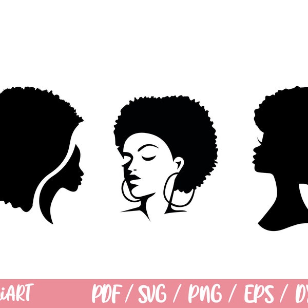 Afro Diva SVG, Face, Queen Boss, Lady, Black Woman, Glamour, Drip, Nubian, Melanin, Black Woman svg, Afro Woman svg, Afro Lady, comercial
