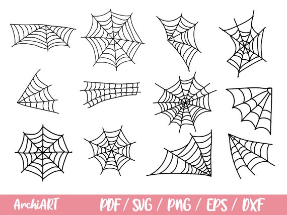 White Spider Web PNG Transparent Images Free Download, Vector Files