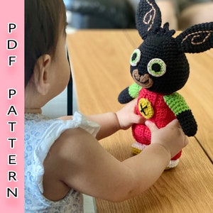 Bing Bunny Crochet, schema pdf amigurumi in inglese