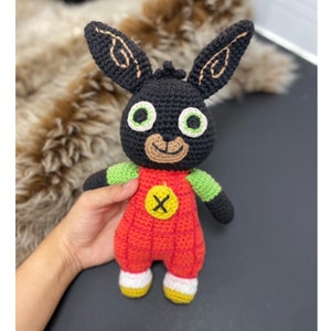 Bing bunny amigurumi pattern,PDF (English)