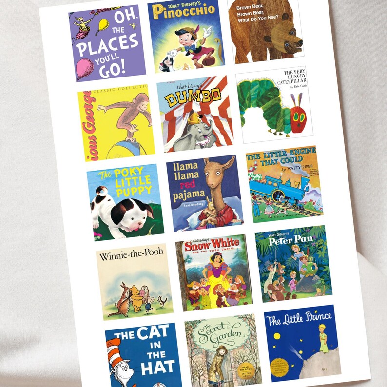 One Topper Book Storybook Cupcake Toppers, Book Theme Baby Shower Decor, First Birthday ...