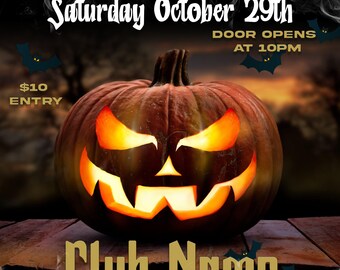 Halloween Costume Party Flyer | Editable Photoshop Template (5x7 300 dpi)