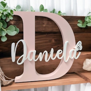 Letra Decorativa Personalizada con Accesorios Niños y Bebés. Decoración Versátil para Hogar y Fiestas. Comuniones, Bodas, Candy Bar y más.