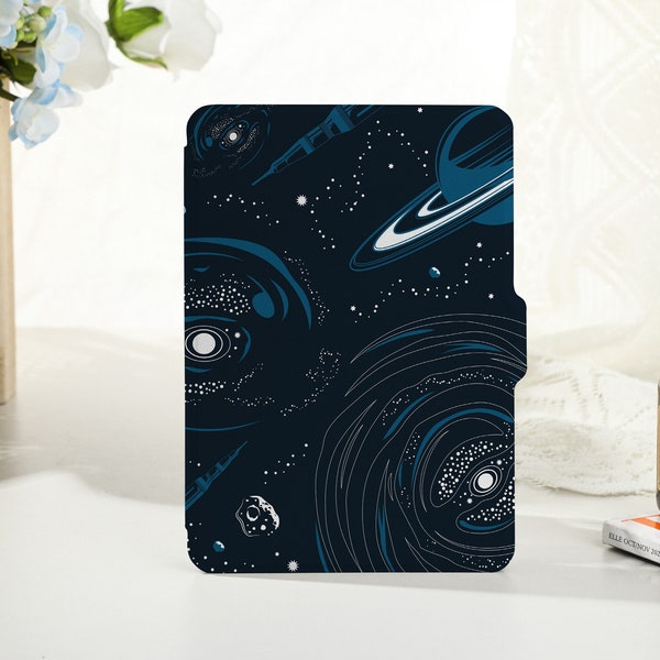 Space Travel Personalisierte Kindle Hülle, Personalisierte Hülle für Kindle Paperwhite1/2/3/4, Kindle 2019/2022, Kindle Paperwhite Cover