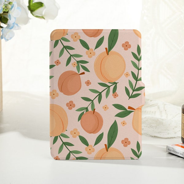 Peach Garden Personalisierte Kindle Hülle, Personalisierte Hülle für Kindle Paperwhite1/2/3/4, Kindle 2019/2022, Kindle Paperwhite Cover